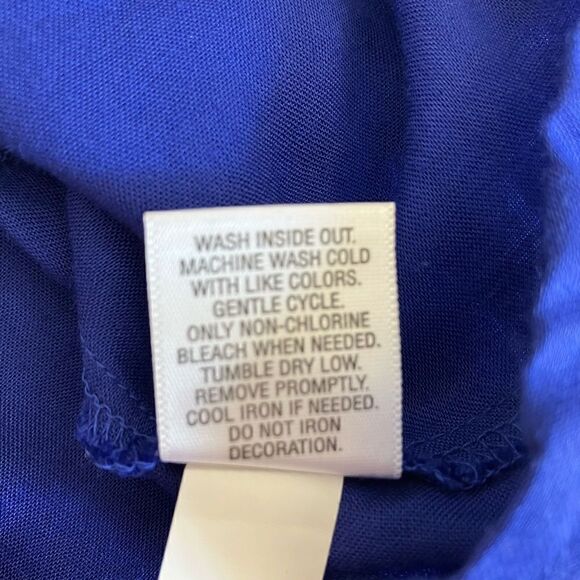 Bluish-Purple Embellished Sleeveless Top | S | ELLE - Picture 10 of 10